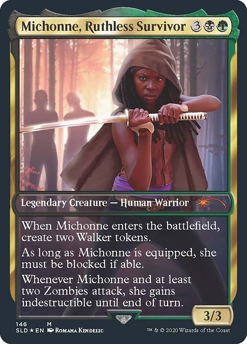 【ENG】【Foil】《Michonne, Ruthless Survivor》(146)[Secret Lair]