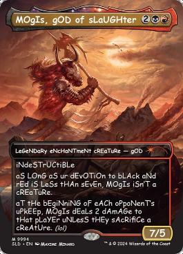 【ENG】【Foil】《殺戮の神、モーギス/Mogis, God of Slaughter》(9994)[Secret Lair]