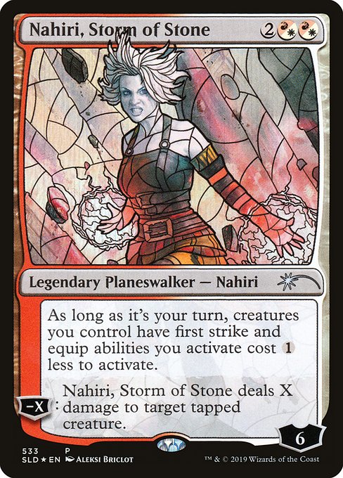【ENG】【Foil】《石の嵐、ナヒリ/Nahiri, Storm of Stone》U(533)[Secret Lair]