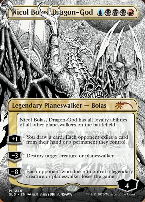 【ENG】【Foil】《龍神、ニコル・ボーラス/Nicol Bolas, Dragon-God》(1246)[Secret Lair]