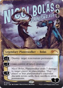 【ENG】【Foil】《プレインズウォーカー、ニコル・ボーラス/Nicol Bolas, Planeswalker》(1622)[Secret Lair]