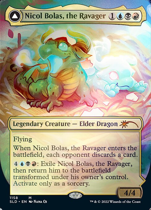【ENG】【Foil】《破滅の龍、ニコル・ボーラス/Nicol Bolas, the Ravager》(1158)[Secret Lair]