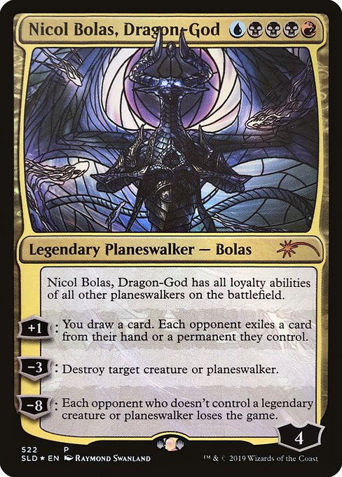 【ENG】【Foil】《龍神、ニコル・ボーラス/Nicol Bolas, Dragon-God》(522)[Secret Lair]