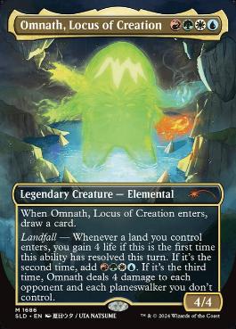 【ENG】【Foil】《創造の座、オムナス/Omnath, Locus of Creation》(1686)[Secret Lair]