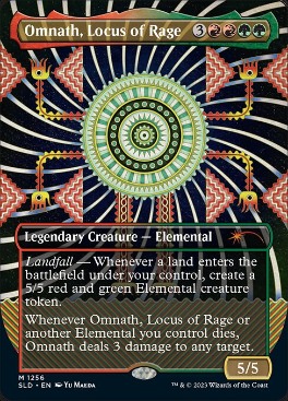 【ENG】《怒りの座、オムナス/Omnath, Locus of Rage》(1256)[Secret Lair]