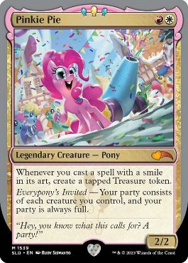 【ENG】【Foil】《Pinkie Pie》(1539)[Secret Lair]