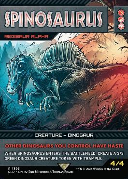 【ENG】【Foil】《レギサウルスの頭目/Regisaur Alpha》(1393)[Secret Lair]