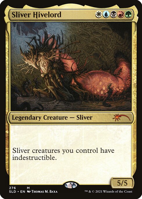 【ENG】【Foil】《巣主スリヴァー/Sliver Hivelord》(276)[Secret Lair]