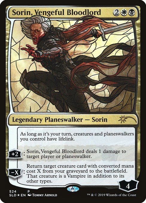 【ENG】【Foil】《復讐に燃えた血王、ソリン/Sorin, Vengeful Bloodlord》(524)[Secret Lair]