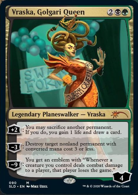 【ENG】【Foil】《ゴルガリの女王、ヴラスカ/Vraska, Golgari Queen》(090)[Secret Lair]