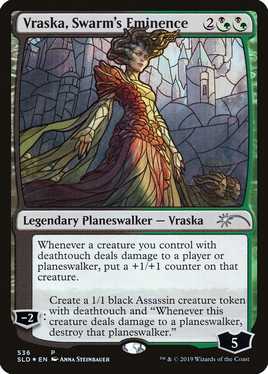 【ENG】【Foil】《群集の威光、ヴラスカ/Vraska, Swarm's Eminence》U(536)[Secret Lair]