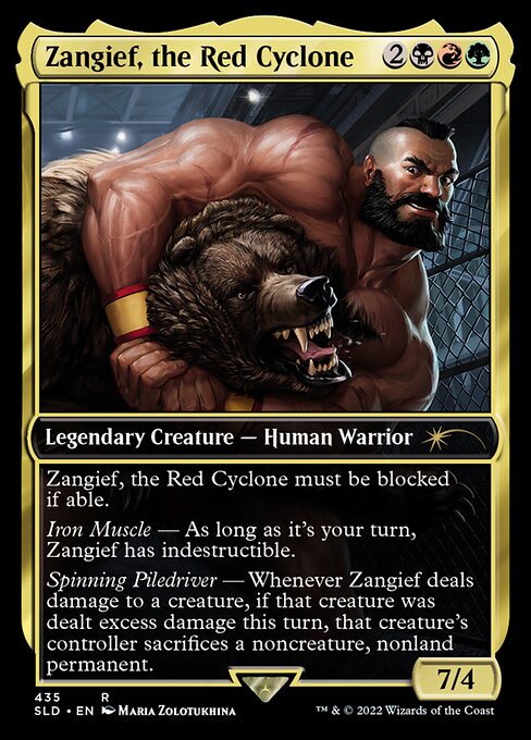 【ENG】【Foil】《Zangief, the Red Cyclone》(435)[Secret Lair]