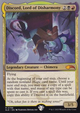 【ENG】【Foil】《Discord, Lord of Disharmony》(798)[Secret Lair]