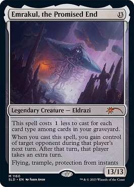 【ENG】【Foil】《約束された終末、エムラクール/Emrakul, the Promised End》(1160)[Secret Lair]