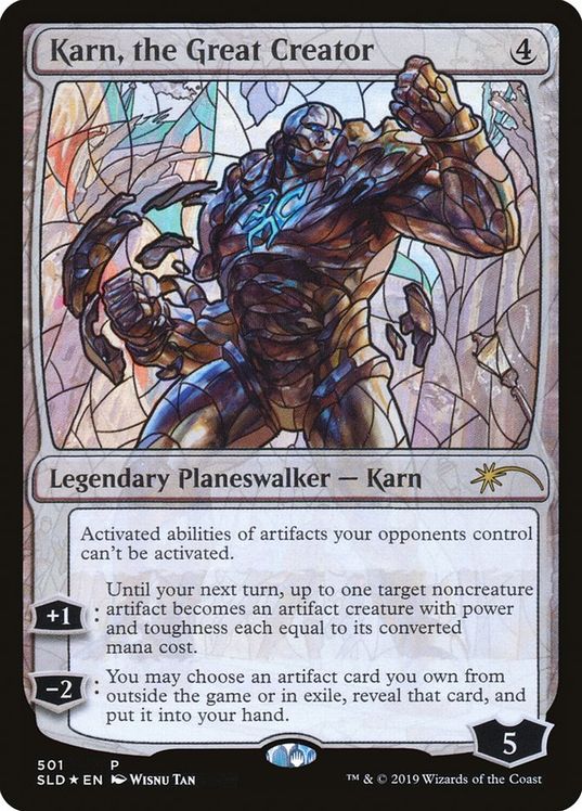 【ENG】【Foil】《大いなる創造者、カーン/Karn, the Great Creator》(501)[Secret Lair]