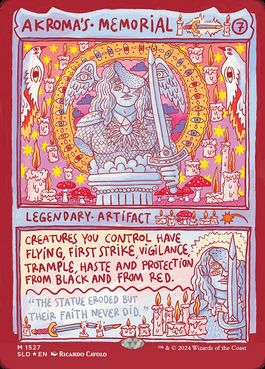 【ENG】【Foil】《アクローマの記念碑/Akroma's Memorial》(1527)[Secret Lair]
