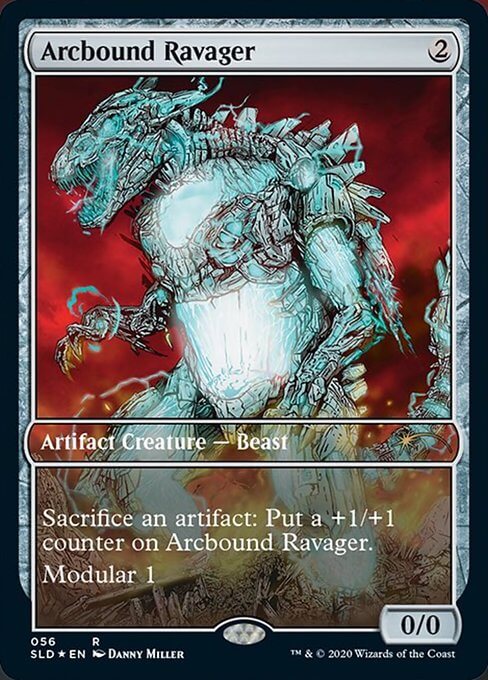 【ENG】【Foil】《電結の荒廃者/Arcbound Ravager》(056)[Secret Lair]