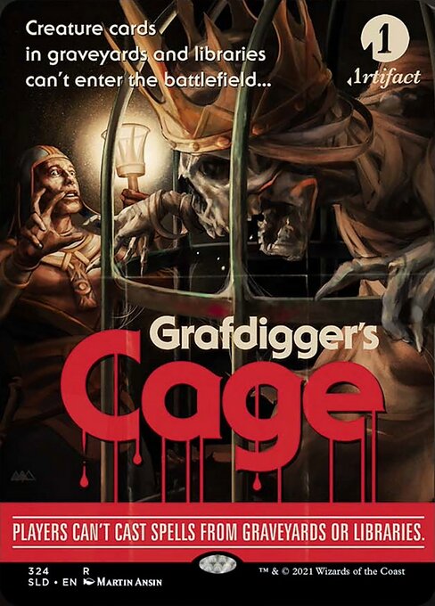 【ENG】《墓掘りの檻/Grafdigger's Cage》(324)[Secret Lair]