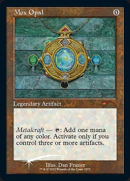 【ENG】【Foil】■エッチング■《オパールのモックス/Mox Opal》(1072)[Secret Lair]