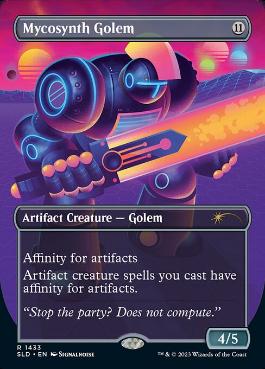 【ENG】【Foil】《マイコシンスのゴーレム/Mycosynth Golem》(1433)[Secret Lair]