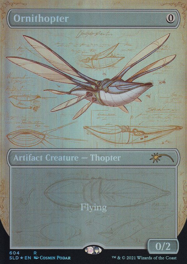 【ENG】【Foil】《羽ばたき飛行機械/Ornithopter》(604)[Secret Lair]