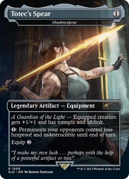 【ENG】【Foil】《影槍/Shadowspear》(1505)[Secret Lair]