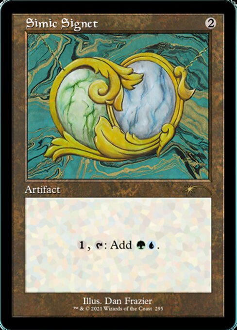 【ENG】【Foil】■エッチング■《シミックの印鑑/Simic Signet》(295)[Secret Lair]