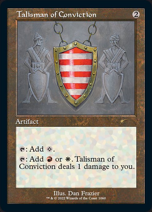 【ENG】【Foil】■エッチング■《確信のタリスマン/Talisman of Conviction》(1060)[Secret Lair]