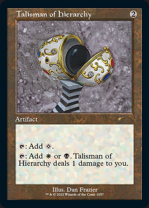 【ENG】【Foil】■エッチング■《聖列のタリスマン/Talisman of Hierarchy》(1057)[Secret Lair]