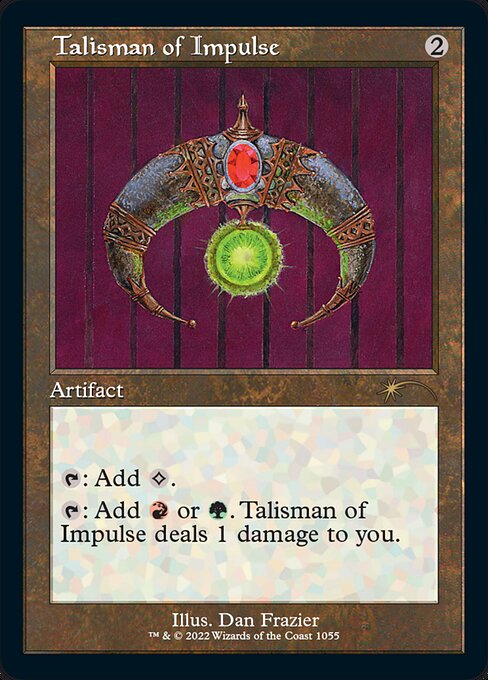 【ENG】《衝動のタリスマン/Talisman of Impulse》(1055)[Secret Lair]