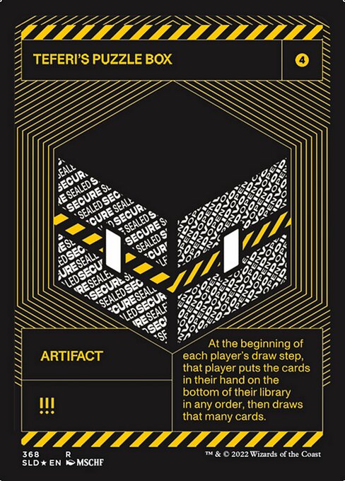 【ENG】【Foil】《テフェリーの細工箱/Teferi's Puzzle Box》(368)[Secret Lair]