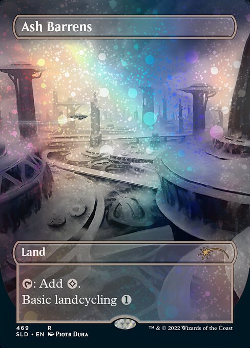 【ENG】【Foil】■ギャラクシー■《灰のやせ地/Ash Barrens》(469)[Secret Lair]