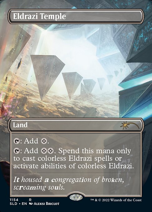【ENG】【Foil】《エルドラージの寺院/Eldrazi Temple》(1154)[Secret Lair]