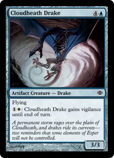 【ENG】【Foil】《雲荒れの原のドレイク/Cloudheath Drake》[ALA]