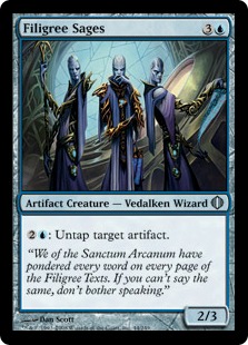 【ENG】【Foil】《金線の賢者/Filigree Sages》[ALA]