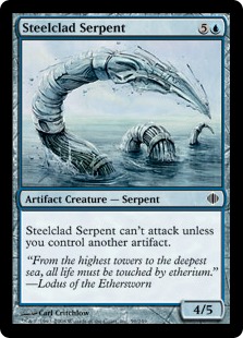 【ENG】【Foil】《鋼覆いの海蛇/Steelclad Serpent》[ALA]