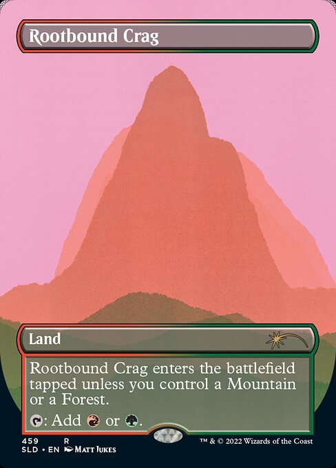 【ENG】【Foil】《根縛りの岩山/Rootbound Crag》(459)[Secret Lair]