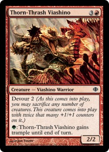 【ENG】【Foil】《茨団のヴィーアシーノ/Thorn-Thrash Viashino》[ALA]