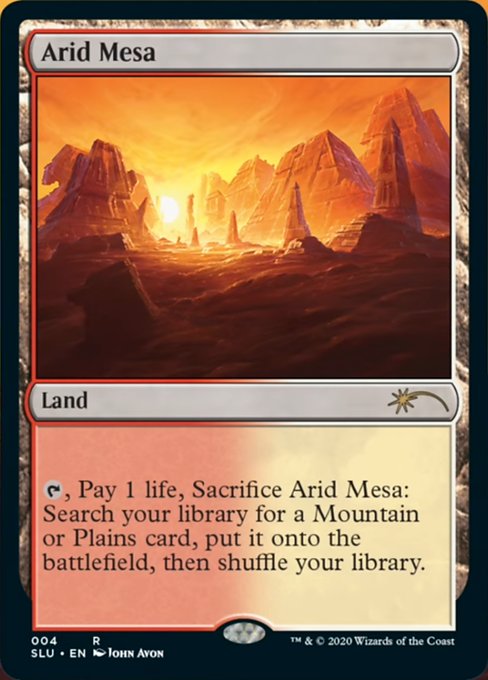 【ENG】《乾燥台地/Arid Mesa》[Secret Lair]