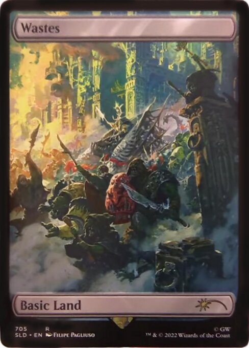 【ENG】【Foil】《荒地/Wastes》(705)[Secret Lair]