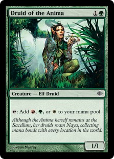 【ENG】【Foil】《アニマのドルイド/Druid of the Anima》[ALA]