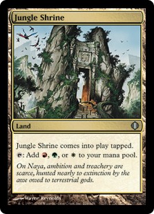 【ENG】【Foil】《ジャングルの祭殿/Jungle Shrine》[ALA]
