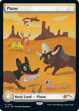 【ENG】【Foil】《平地/Plains》(1382)[Secret Lair]
