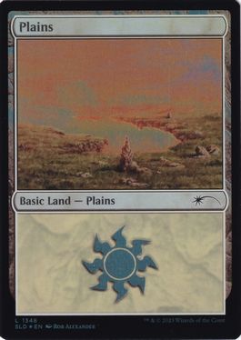 【ENG】【Foil】《平地/Plains》(1348)[Secret Lair]