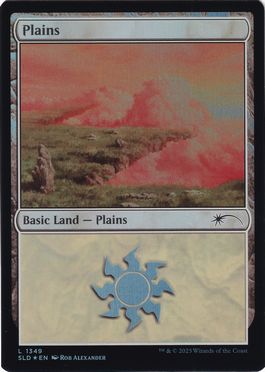 【ENG】【Foil】《平地/Plains》(1349)[Secret Lair]