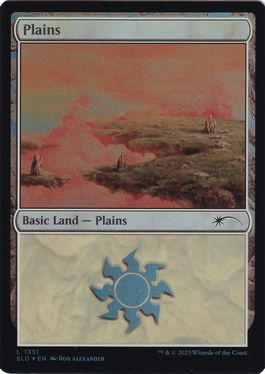 【ENG】【Foil】《平地/Plains》(1351)[Secret Lair]