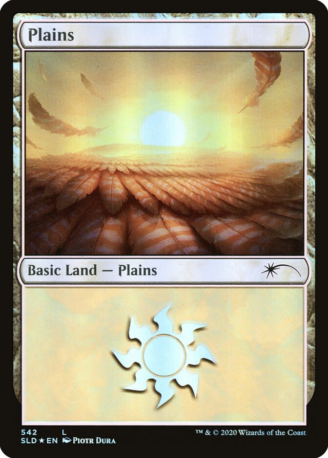 【ENG】【Foil】《平地/Plains》(542)[Secret Lair]