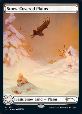 【ENG】【Foil】《冠雪の平地/Snow-Covered Plains》(1473)[Secret Lair]
