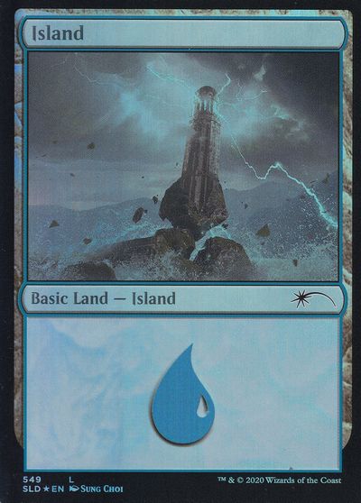 【ENG】【Foil】《島/Island》(549)[Secret Lair]