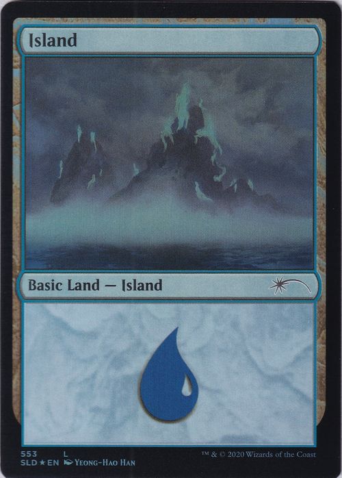 【ENG】【Foil】《島/Island》(553)[Secret Lair]